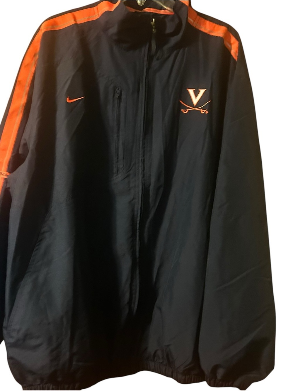 Nike Men Virginia Cavaliers NCAA UVA navy Lightweight Windbreaker Jacket XL